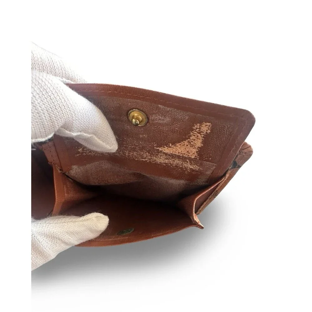 MCM Visetos Bifold Wallet Cognac Monogram – Authentic – Excellent Condition